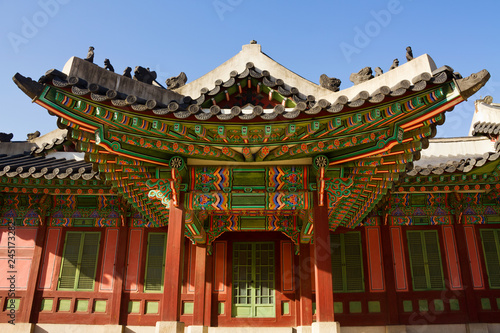 Wallpaper Mural Changdeokgung Palace UNESCO World Cultural Heritage site in Seoul, South Korea. The beautiful wooden gate and royal palace. Torontodigital.ca