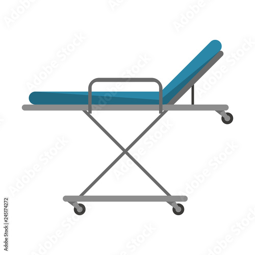 Medical stretcher symbol