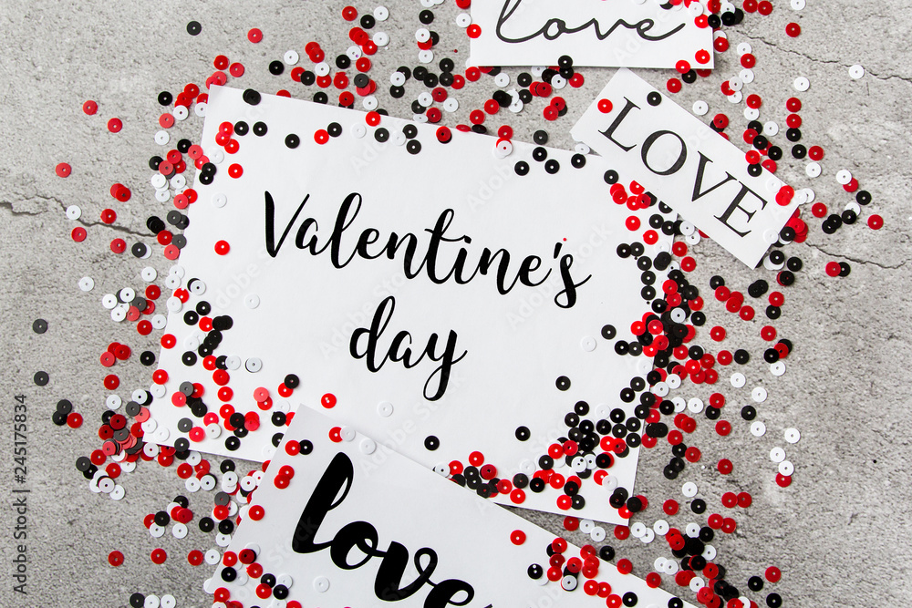 Fototapeta premium Decorations for Valentine's day