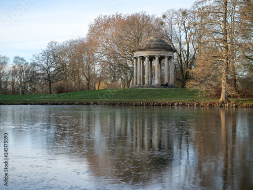 City Garden in hanover in winter photo