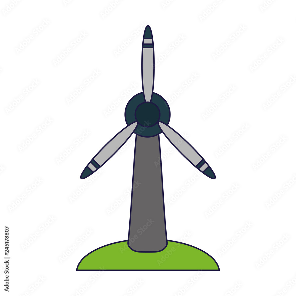 Wind turbine symbol