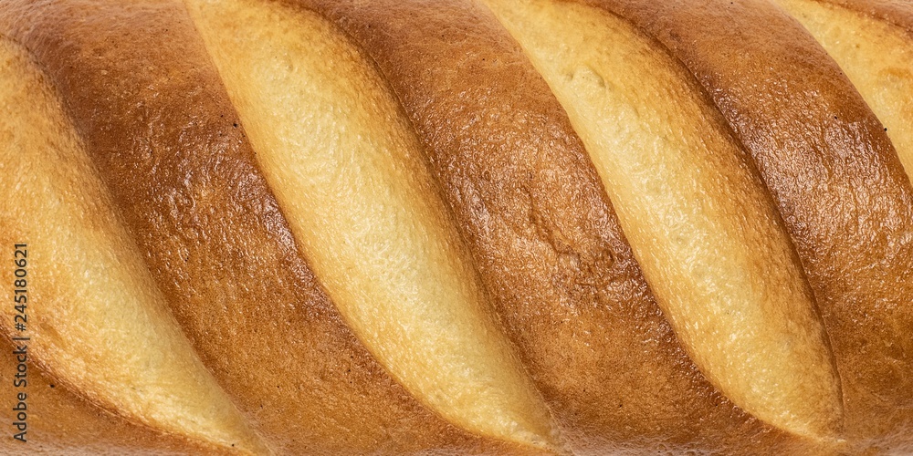 White bread texture crust close up background White bread texture crust close up background