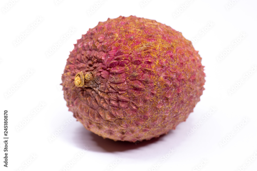 lychee closeup isolated on white background lychee closeup isolated on white background