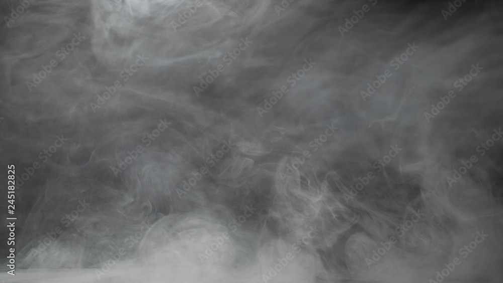 dense smoke on black background dense smoke on black background