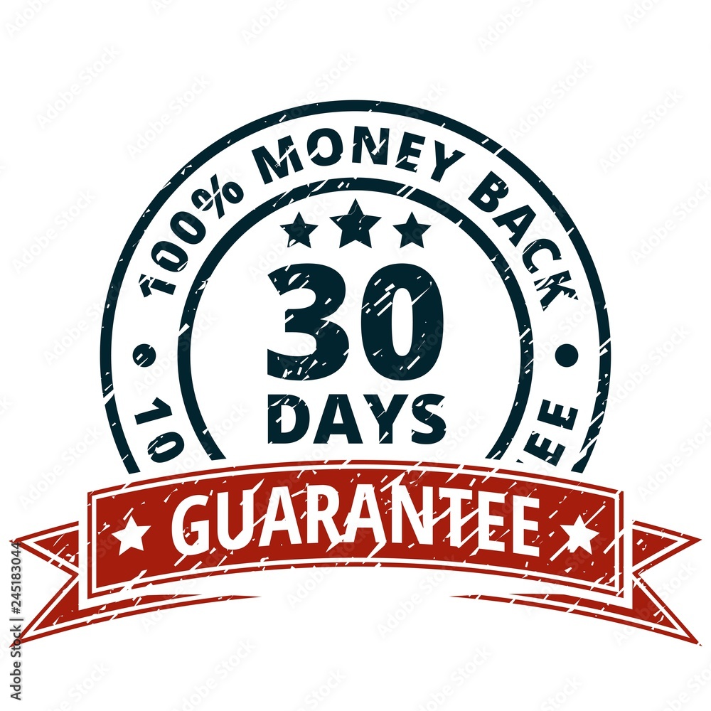 Fototapeta premium 30 Days Money Back illustration