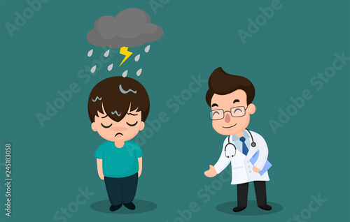 Men with bipolar symptoms or depression and should consult a psychiatrist