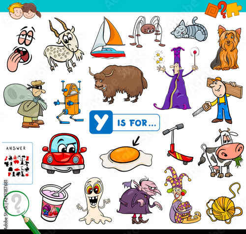 Y is for educational game for children