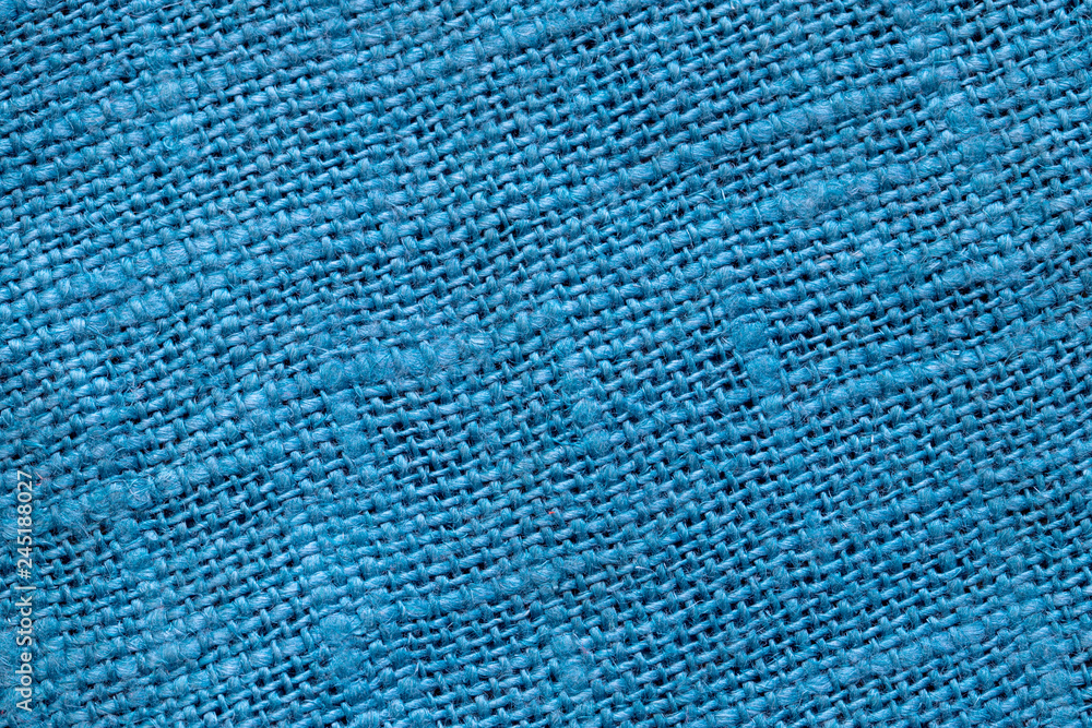 Coarse fabric coarsely blue Coarse fabric coarsely blue