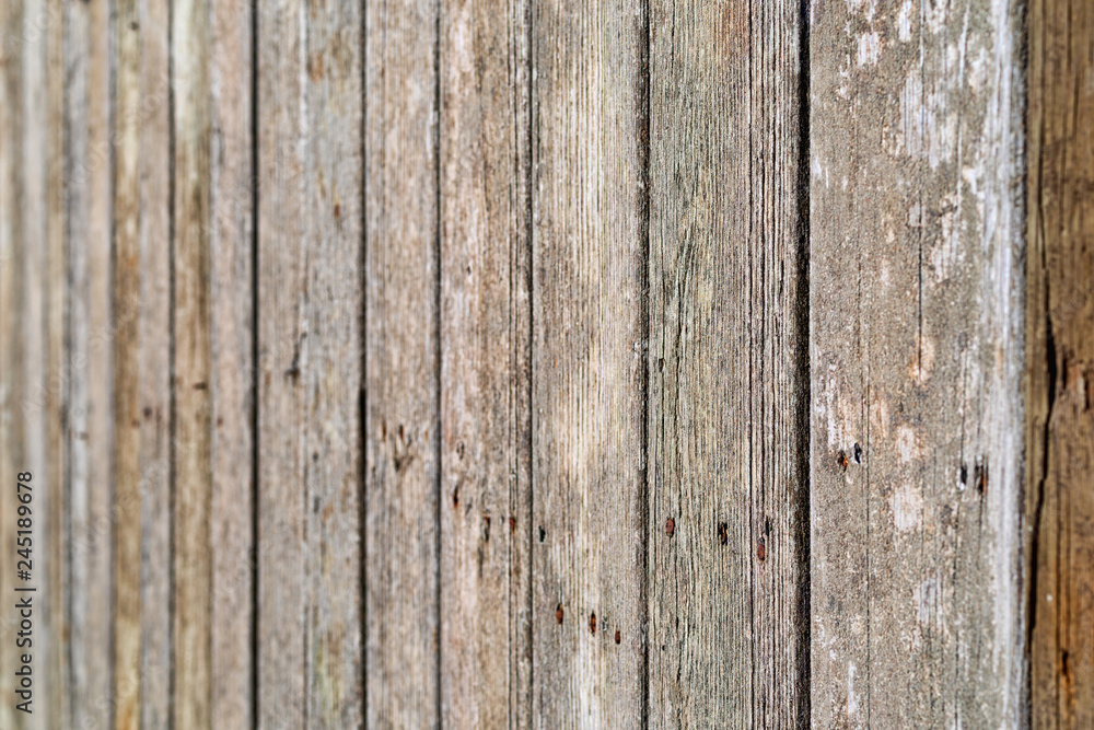 Fototapeta premium Old weathered cedar fence