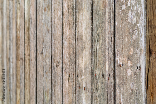 Old weathered cedar fence