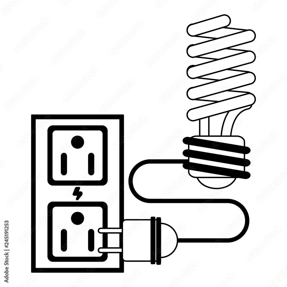 Green energy ecology concept black and white Green energy ecology concept black and white