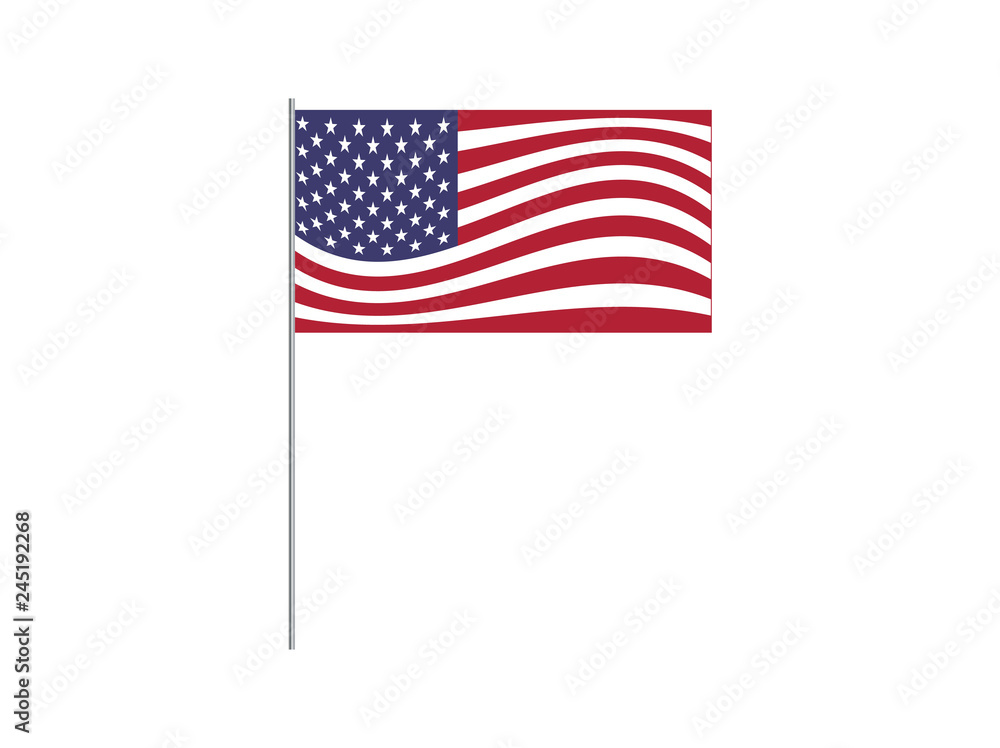 Fototapeta premium american flag of united states of america