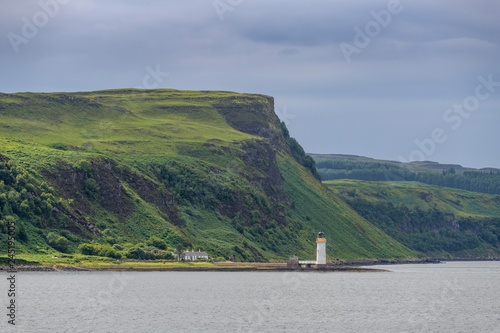 Rubha nan Gall Lighthouse and Cottage, Oban, Scotland, United Kingdom, Europe photo