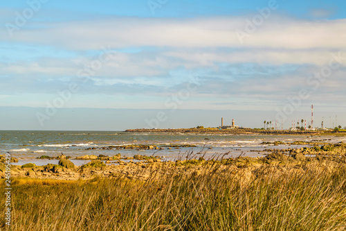 Landscape Coastal Scene at Montevideo City  Uruguay