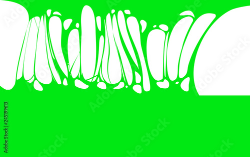 Slime sticky green banner, spittle, snot. Frame of scary zombie, alien slime. Cartoon flat slime isolated object. Fiction party design element. Vector, template background, illistration, isolated