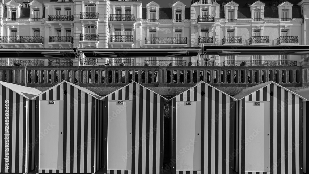 Cabine de plage  de Deauville