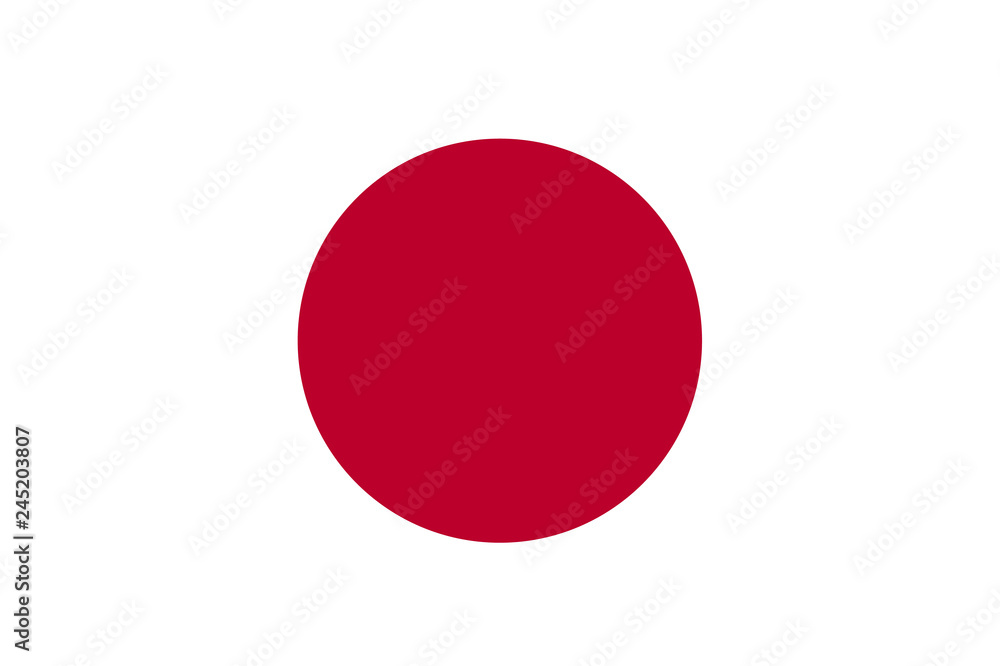 flag of japan - obrazy, fototapety, plakaty 