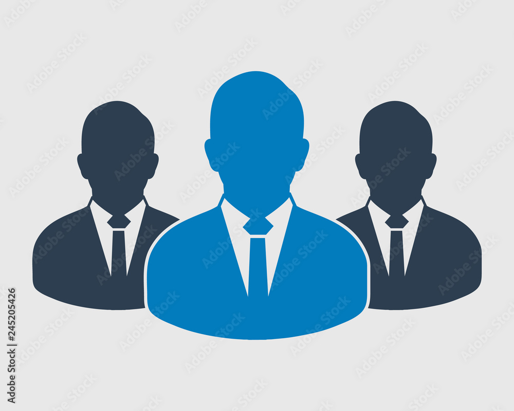 Corporate Team Icon. Editable Vector EPS Symbol Illustration. Corporate Team Icon. Editable Vector EPS Symbol Illustration.