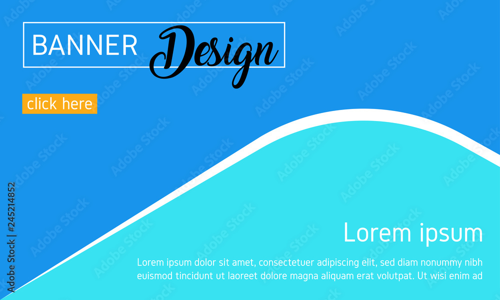Blue banner template. Web banner, Abstract poster, Brochure Blue banner template. Web banner, Abstract poster, Brochure