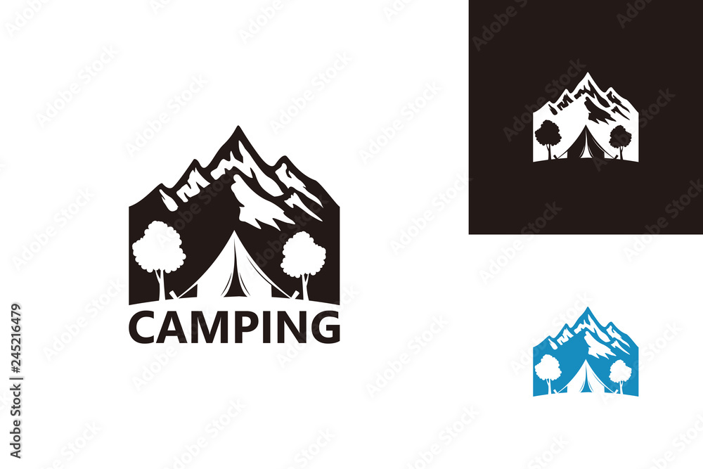 Camping Trip Logo Template Design Vector, Emblem, Design Concept, Creative Symbol, Icon Camping Trip Logo Template Design Vector, Emblem, Design Concept, Creative Symbol, Icon