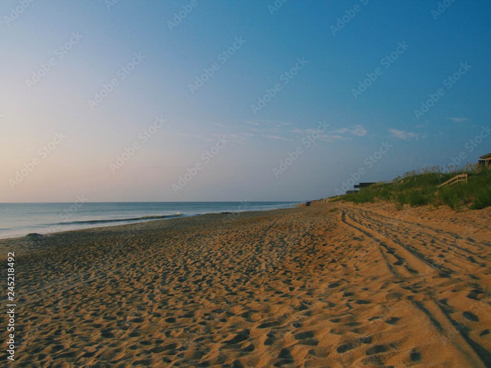 beach at sunset beach at sunset