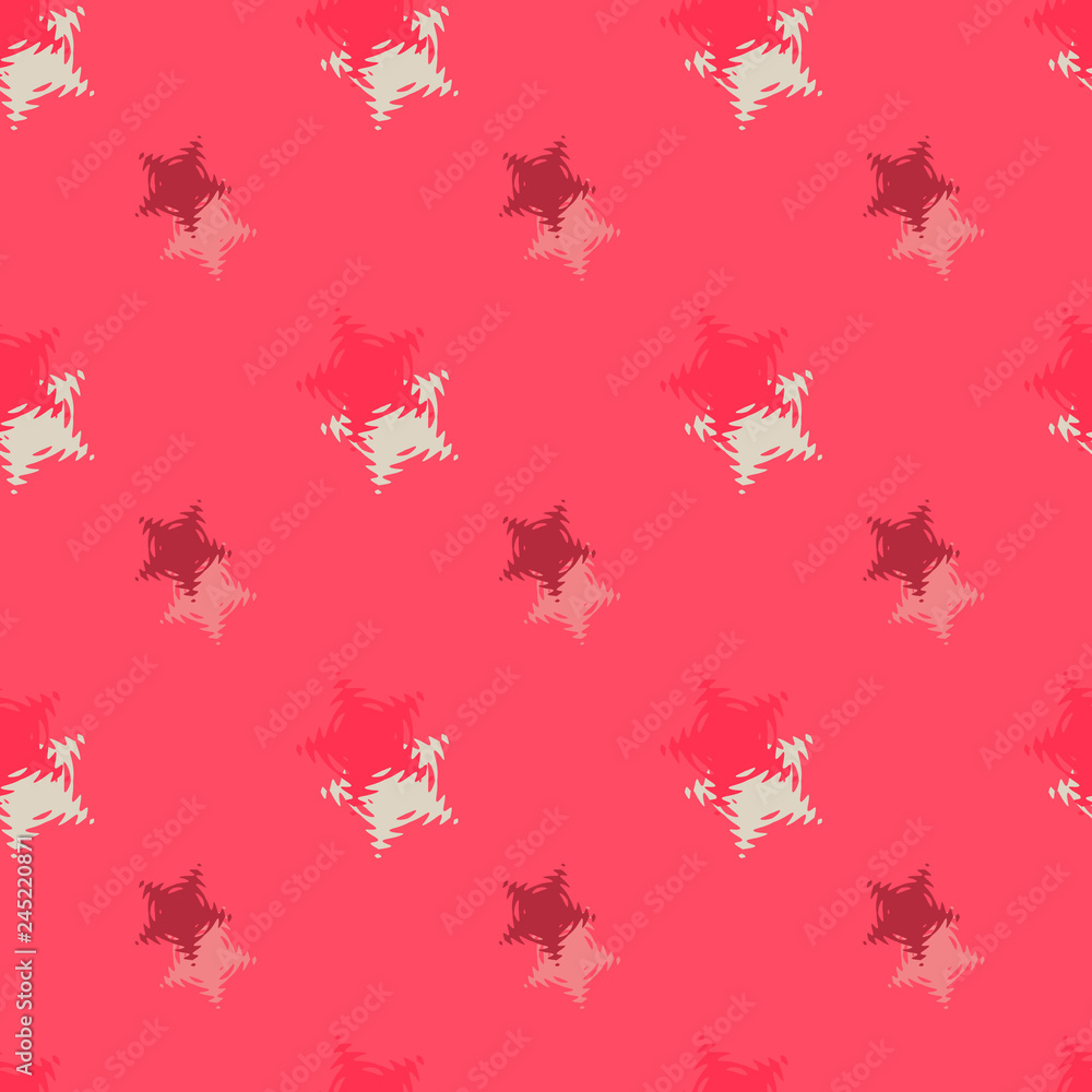 Seamless background pattern with colored diverse stars. Seamless background pattern with colored diverse stars.