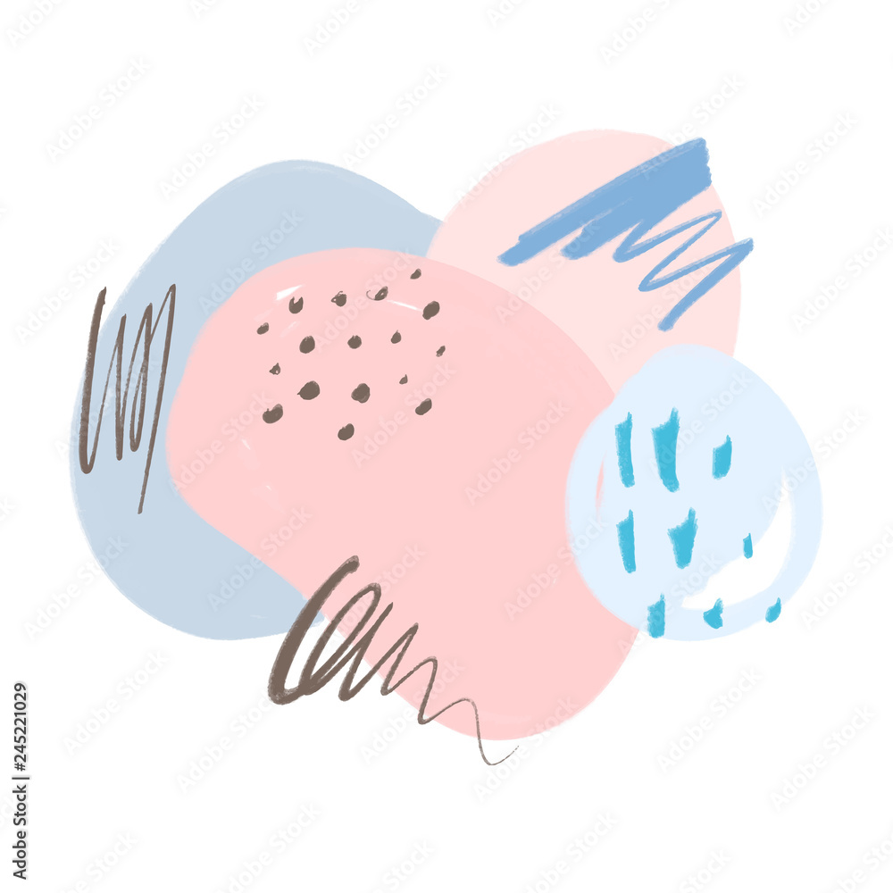 Vector abstract scandinavian pattern, template for posters, postcard and other. Vector abstract scandinavian pattern, template for posters, postcard and other.