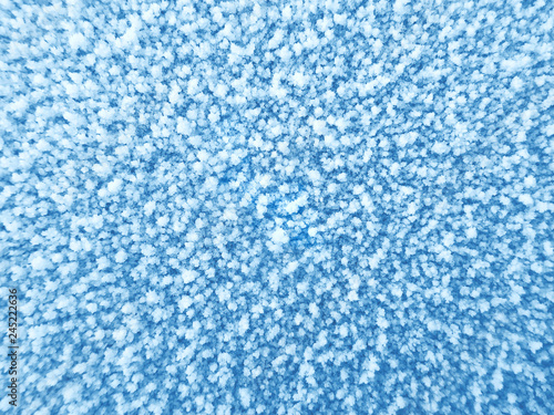texture of snowflakes on ice