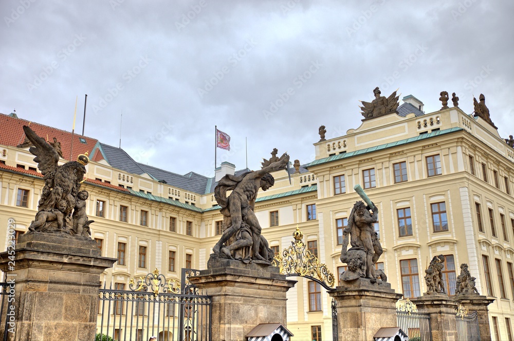 Obraz premium Burganlage Prag