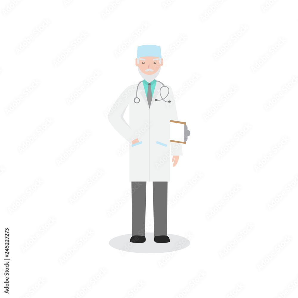 Dear medical officer. The doctor is in medical uniform. Dear medical officer. The doctor is in medical uniform.