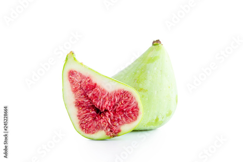 White Adriatic figs, ripe and juicy photo