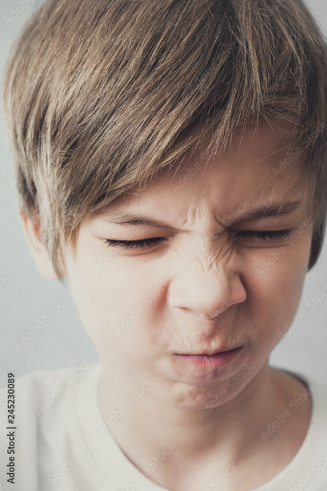 Dissatisfied child Dissatisfied child