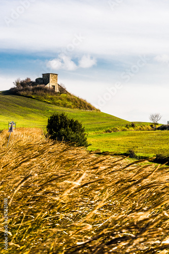 rural landscape in tuscany
