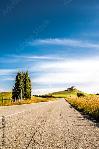 road in the countryside