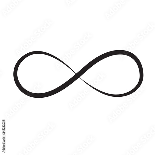 infinity sign, vector illustration