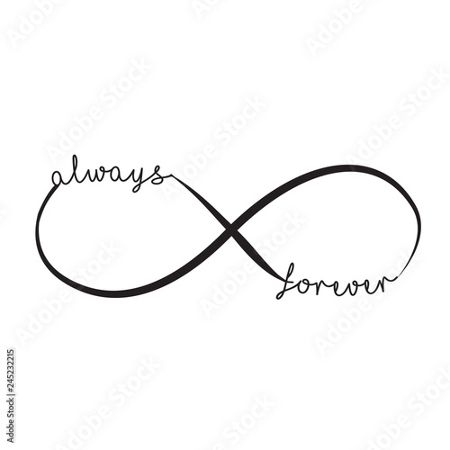 infinity sign, vector illustration