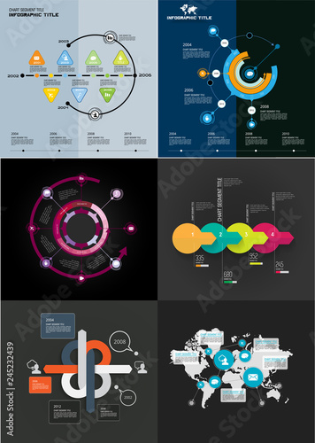 Infographic vector elements for business illustration photo