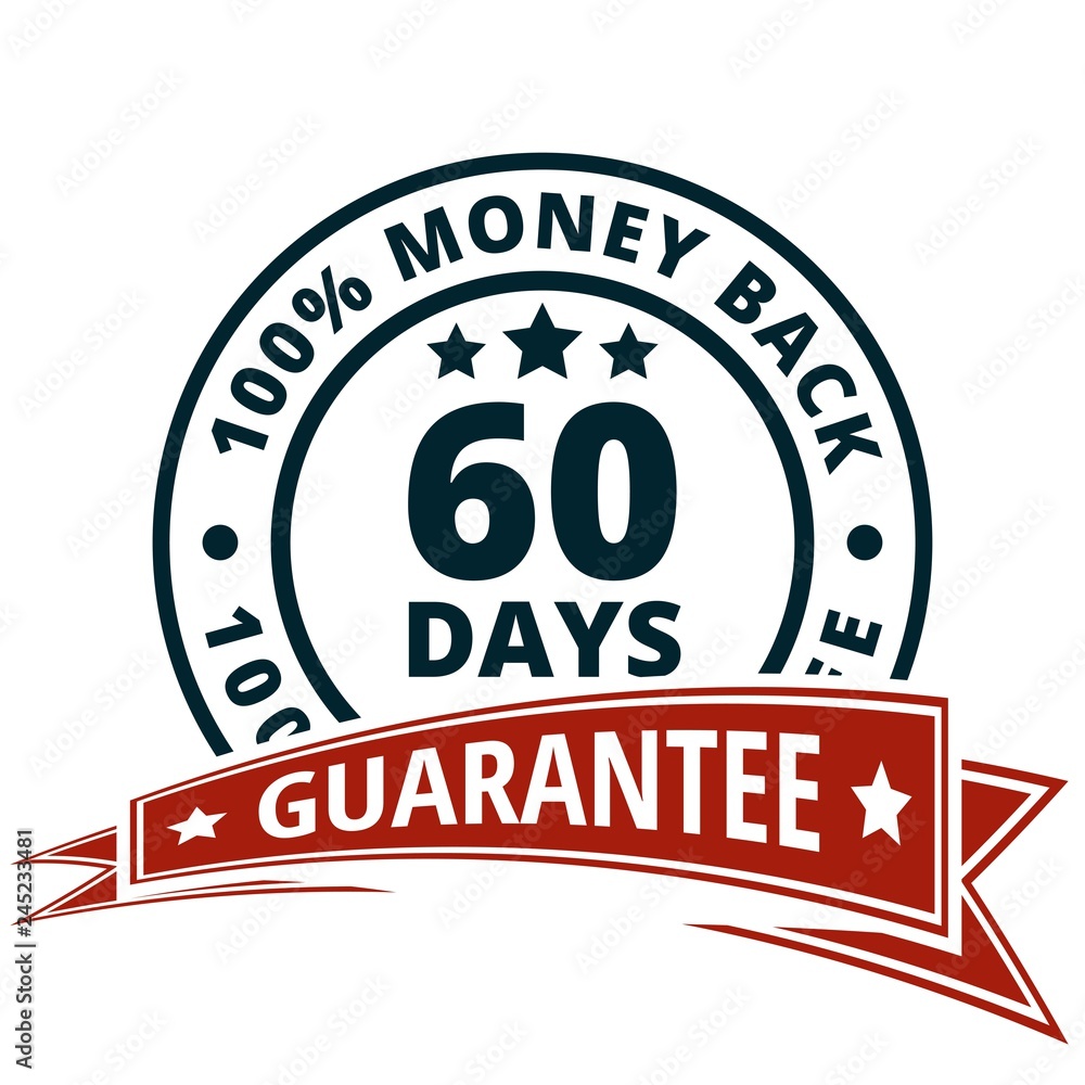 60 Days Money Back illustration 60 Days Money Back illustration