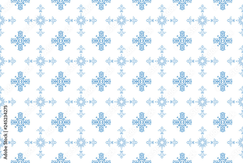 blue floral pattern seamless. Flower background for fabric, paper, packaging and wallpaper. blue floral pattern seamless. Flower background for fabric, paper, packaging and wallpaper.