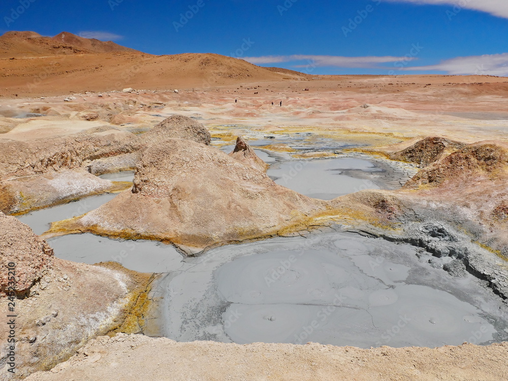 Geysers Sol de Manana in Bolivia