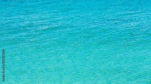 Blue sea water background