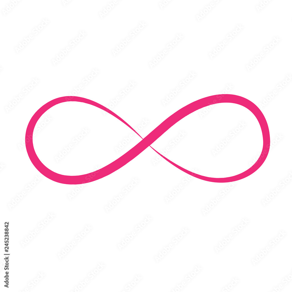 Fototapeta premium infinity sign, vector illustration