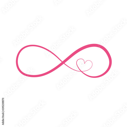 infinity sign, vector illustration