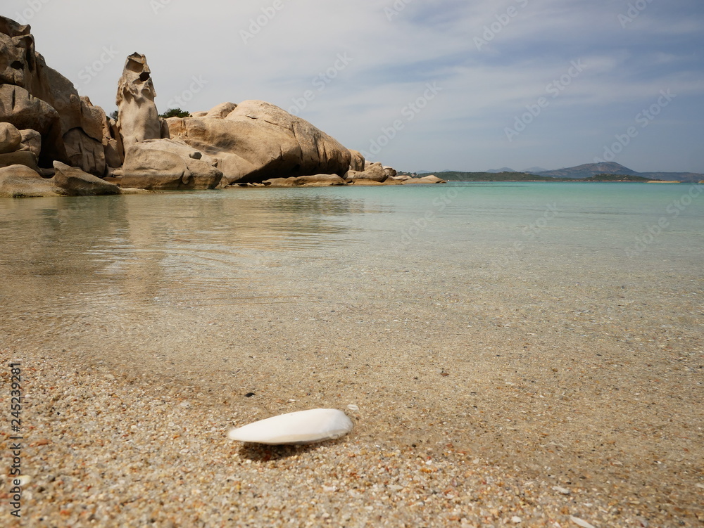 The turquoise seq of Cala Girgolu, Sardinia