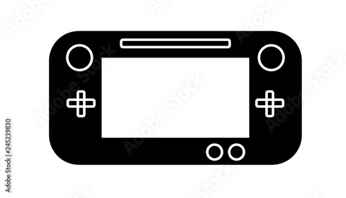 Fotografie Console de jeux portable vide