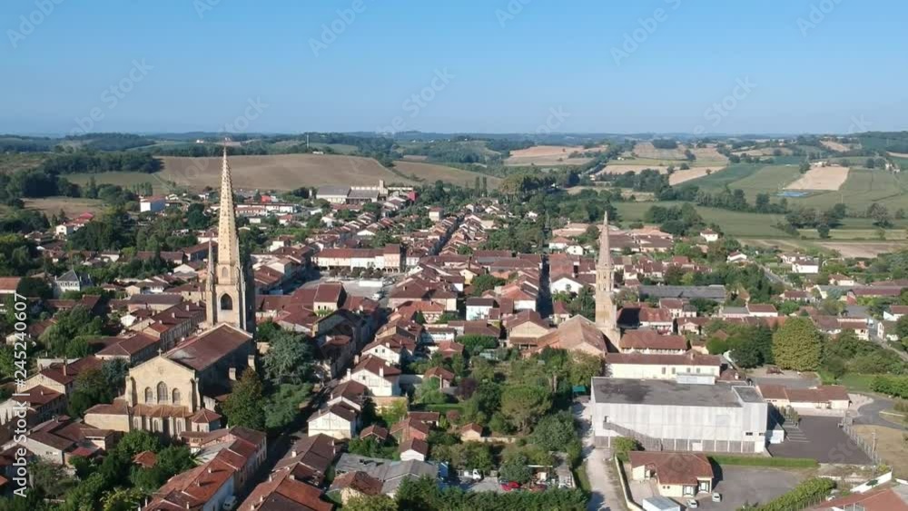 Marciac (Gers - France) – Vue aérienne Marciac (Gers - France) – Vue aérienne
