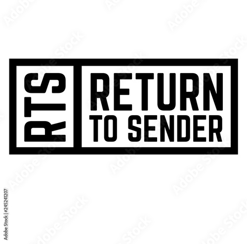 Return To Sender stamp