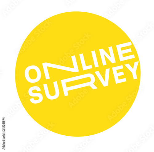 Online Survey label