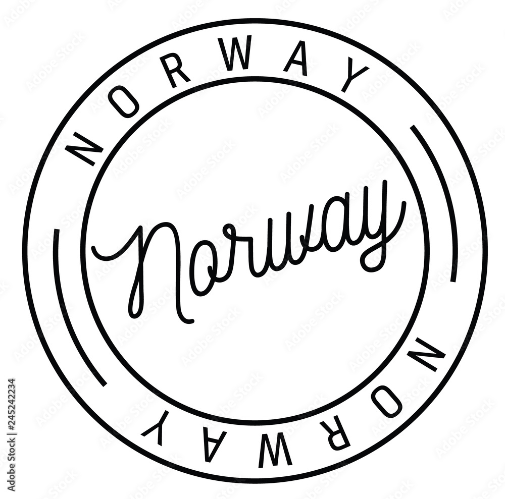 norway stamp