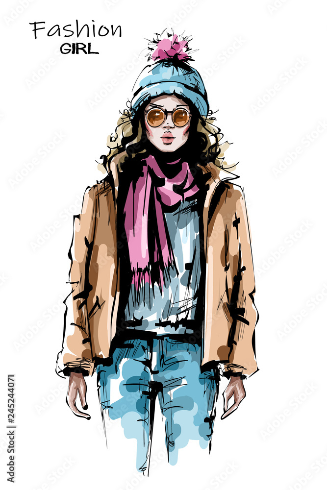 Winter sales wear sketches